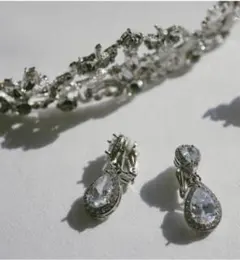 ティアラ＆イヤリング　セット