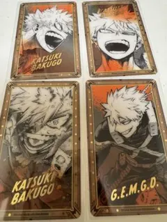 僕のヒーローアカデミア ヒロアカ原画展 箔押しクリアカード