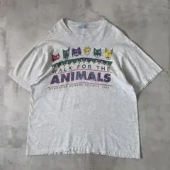 90s USA製　Walk for the Animals　Tシャツ　動物　企業のサムネイル