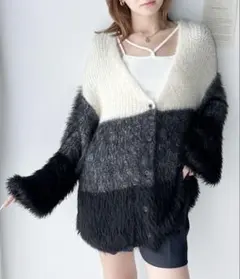 classicalelfファー風オーバーサイズカーディガン即日発送可能❗️