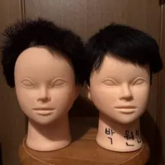 カットウィッグ／マネキン／帽子置き／ウィッグスタンド／美容師／カット練習のサムネイル