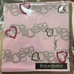 Yves Saint Laurent ハンカチ ハート チェーン ピンク