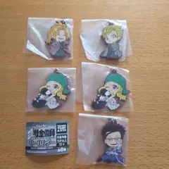 でふぉラバ！鋼の錬金術師キーホルダー5個セット　エド、アル、ウインリィ、ヒューズ