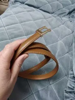 くじら様専用】ジョセフ ホワイト メッシュベルト シルバーバックル