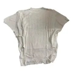 ✨未使用、新品✨ベージュ リブ編み オーバーサイズニット