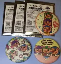 ろこまこあこ 缶バッジ 3個セット