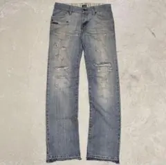 DOLCE&GABBANA distressed denim pants