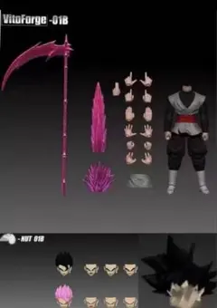 海外限定S.H.フィギュアーツ ゴクウブラック+ヘッドパーツセット01B