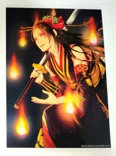 刀剣乱舞 とうらぶ 次郎太刀 クリアポストカード 六周年祝画