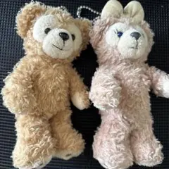 ダッフィー シェリーメイ ぬいぐるみバッジ ディズニー 2点セット まとめ売り