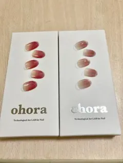 ohora ジェルネイルシール2箱セット(ND-432、NBS-001)