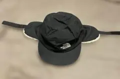 THE NORTH FACE 耳あて付きハット ブラック　キッズ