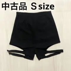 ショートパンツ ブラック ガーターリング 平成ギャル y2k グランジ