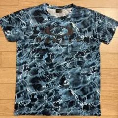 OAKLEY オークリー Tシャツ XL ブルー 総柄のサムネイル