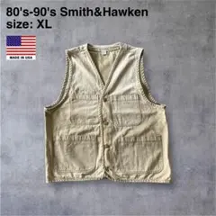 80-90's USA製 Smith&Hawken サンフェード　ワークベスト