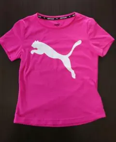 美品　PUMA ピンク Tシャツ 140