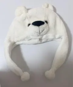 シロクマ ぬいぐるみキャップ