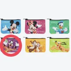 ディズニー　ポーチ　ミッキーマウスと仲間たち　グーフィー