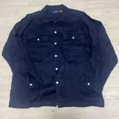Polo Ralph Lauren リネンシャツ ネイビー M 麻100%のサムネイル
