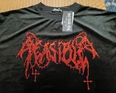 RAD FOUR REAL ベルベット調 半袖 Tシャツ