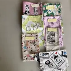 アリス柄生地　ハギレ　7種類