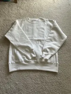 ユナイテッドアスレ12オンス裏起毛 クルーネックスウェットM ホワイトトレーナー
