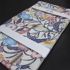 スリーシーズン　新品【御仕立上】　正絹　紗織袋帯　東京江戸紅型染