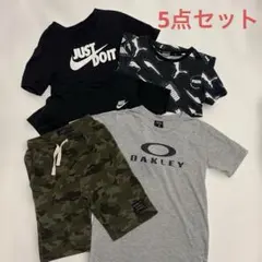 130 140 まとめセット　NIKE PUMA OAKLEY Tシャツのサムネイル
