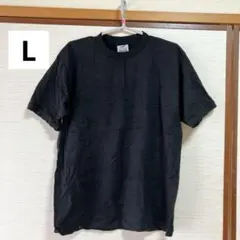美品☆プロクラブ メンズ 半袖Tシャツ 【L】 ブラック 黒 シンプル