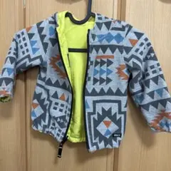 BREEZE 幾何学模様 フリースジャケット