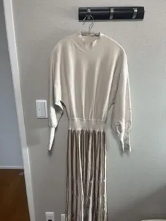 ※値下げ ラグナムーン　ニットワンピース　ベージュ　S