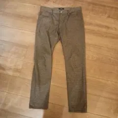 BEAMS HEART チェック柄スラックス Mサイズ