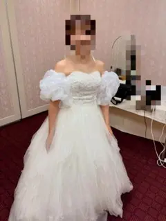 オーガンジーパフスリーブ