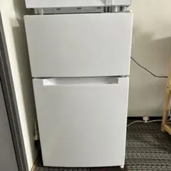ホワイト 2ドア冷蔵庫のサムネイル
