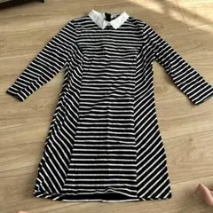 Forever21 ボーダーミニワンピース