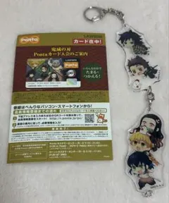 鬼滅の刃 ローソン ポンタカード・アクリルキーホルダーセット