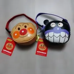 アンパンマン バイキンマン ミニポーチ 2個セット