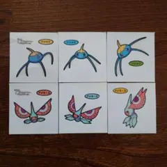アメタマ アメモース 6枚セット ポケモンデコキャラシール