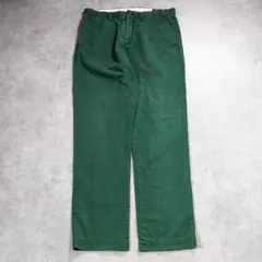 ポロ ラルフローレン W34 ポロチノ 古着 チノパン 刺繍 緑 19960のサムネイル