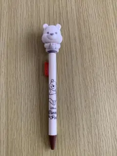 ディズニーストア・プーさんボールペンマスコット付クリップをノックで動く！のサムネイル