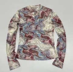 00s y2k アブストラクト パワーネット シースルー フェアリーグランジ