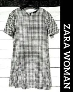 ♥️ ZARA WOMAN ♥️ ひざ丈ワンピース 半袖ワンピース