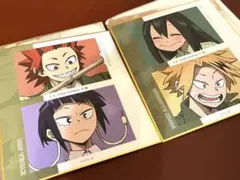 ヒロアカ ミニ色紙 東武動物公園　上鳴電気　耳郎響香　蛙吹梅雨 切島鋭児郎