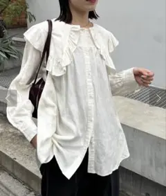 GW期間限定価格❣️mystic 襟フリルブラウス