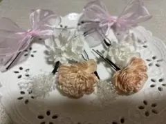 可愛い髪飾り 3点セット