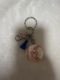 東京ディズニーリゾート　野球ボールキーホルダー　ミッキーマウス