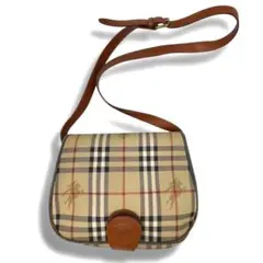 BURBERRY バーバリー ショルダーバッグ ノバチェック ホース刺繍