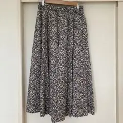 studio CLIP 花柄　サーキュラースカーチョ