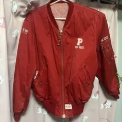PINK HOUSE ボンバージャケット レッド