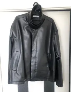 レザーブルゾン